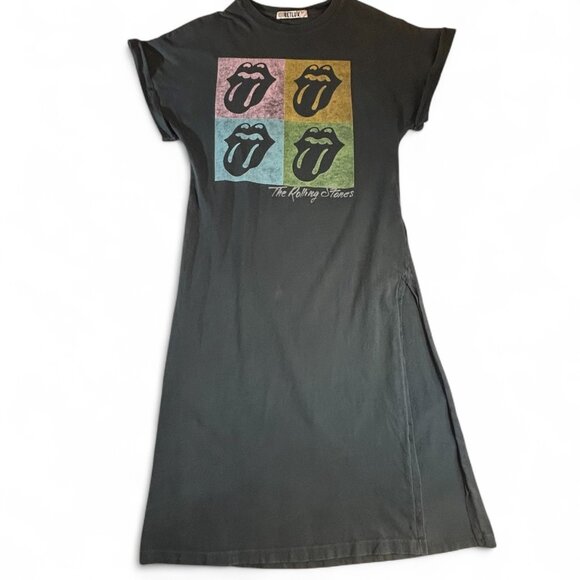 Letluv x Anthropologie Rolling Stones T-Shirt Dress | Rare Sold Out Style | XS - Picture 3 of 10